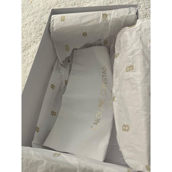 Caroline Constas Beck Sandal Tan Leather Slingback Sz 36  6 NWT - Picture 7 of 9